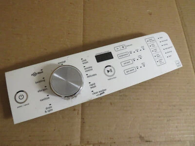 Panel de control de lavadora Maytag + culo de perilla. Parte # W10433042 W11170625 Foto 1 de 2