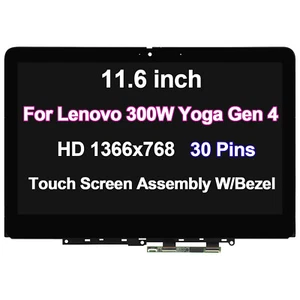 11.6" HD For Lenovo 300w Yoga Gen 4 82VM 82VN LCD Touch Screen Assembly w/Bezel - Picture 1 of 6