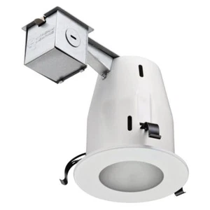 Lithonia Lighting 5 in. PAR30 Matte White Recessed Glass Shower Kit LK5LMW - Picture 1 of 4