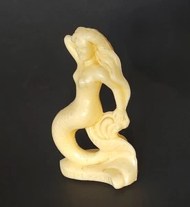 Vintage 1960s Weeki Wachee Mold A Rama Plastic Wax Mermaid Figure Souvenir - Imagen 1 de 10