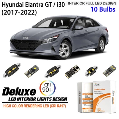 LED Interior Light Kit License Plate Light Bulb for Hyundai Elantra GT 2017-2022 - Image 1 of 4
