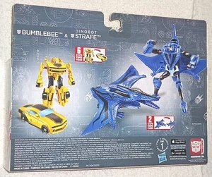 Transformers AOE WalMart Exc BUMBLEBEE DINOBOT STRAFE Age of Extinction 2014 New - Picture 1 of 2