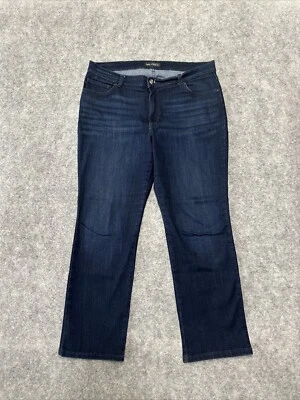 Pantalones de mezclilla LEE relajados para mujer talla 9 azul lavado oscuro Foto 1 de 4