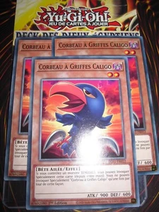 YU-GI-OH! PLAYSET (LOT DE 3) CORBEAU A GRIFFES CALIGO EGS1-FR012 NEUF FRANCAIS - Picture 1 of 1