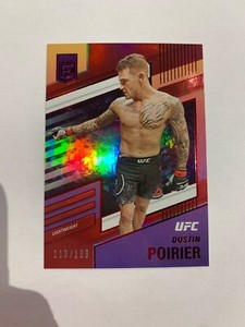 2022 Panini Chronicles Elite UFC #257 Dustin Poirier Red /199