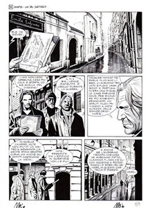MAJO - Tavola originale Dampyr n. 82 " Via del sortilegio " p. 59 - Foto 1 di 1
