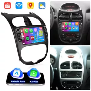 CarPlay 7" For Peugeot 206 206CC 206SW 2000-2008 Android 13 Car Stereo 2+64GB - Picture 1 of 23