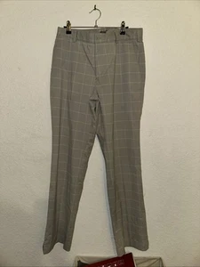 Nike Golf Tour Performance Pants Mens 32X32 Gray Plaid Lightweight Dri-Fit - Picture 1 of 6