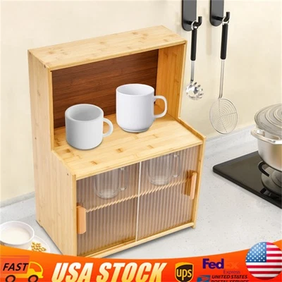 Armario de almacenamiento despensa de cocina encimera pequeña aparador de almacenamiento armario Foto 1 de 4