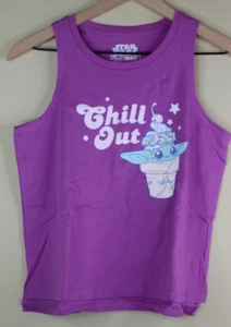 Star Wars Purple Tank Top Girls Size XL (14-16) - Picture 1 of 3