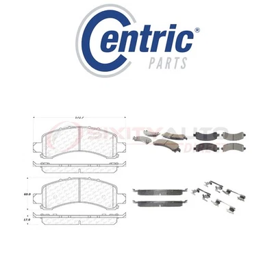 Centric Ceramic Disc Brake Pads w Shims for 2006 Chevrolet Avalanche 1500 li Foto 1 de 4