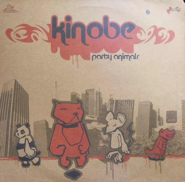 Kinobe - Party Animals EP - UK 12" Vinyl - 2003 - Pepper — 第 1/1 张图片