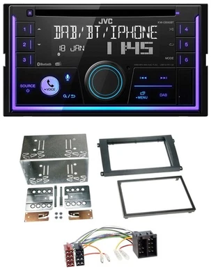 JVC MP3 USB 2DIN DAB Bluetooth CD Autoradio für Porsche Cayenne 2002-2007 - Bild 1 von 4