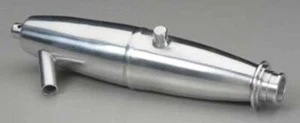 Tubo afinado Thunder Tiger plateado con colector EB-4 9797-1 - Imagen 1 de 2