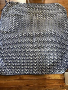 Vintage Pepsi Quilted Picnic Beach Blanket Roll Up Ties 72x80 Y2K Generationext - Picture 1 of 7