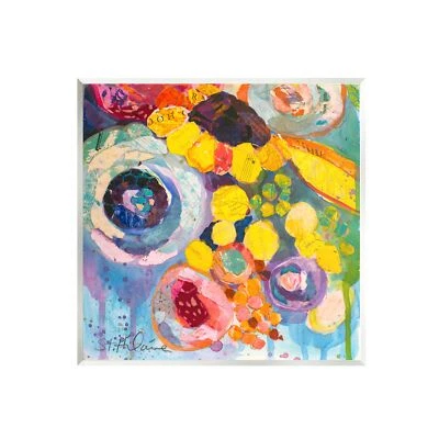 Arte de pared pintura floral audaz abstracta Stupell Industries Elizabeth St. Hilaire Foto 1 de 4