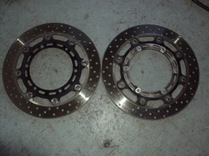 2000 2001 00-01 YAMAHA YZF R1 FRONT BRAKE ROTORS OEM G2 - Picture 1 of 2
