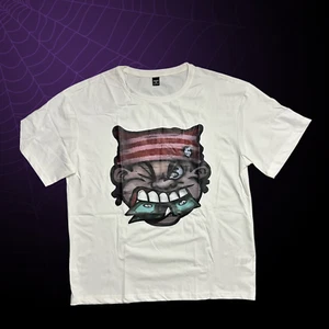 Loose Fit Urban Cartoon Grafik T-Shirt Geld Design - SCHNELLER VERSAND - Bild 1 von 1
