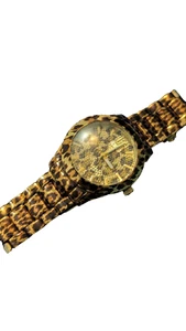 Women's Guess Leopard Watch U0001L2 Needs Battery - Picture 1 of 8
