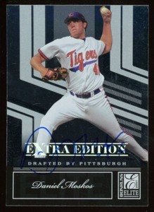 2007 Clemson Tigers DANIEL MOSKOS Signed Card autograph AUTO PIRATES RC