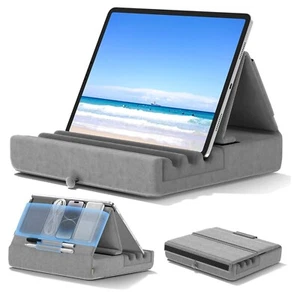Faltbarer Tablet Halter Kissen für 4-13 Zoll Geräte, Verstellbar, mit Tasche ... - Bild 1 von 11