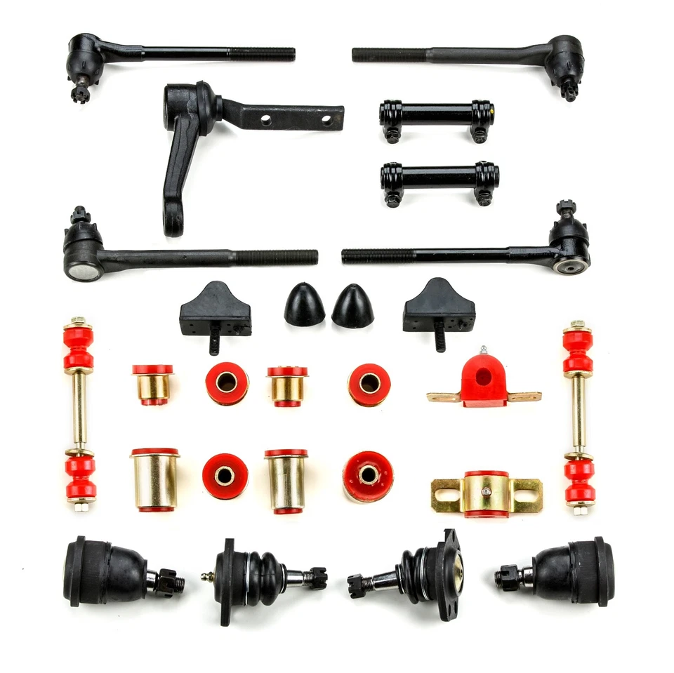 Red Poly Front End Suspension Master Kit Fits 1966 - 1970 Oldsmobile 442 Cutlass - Image 1 of 4