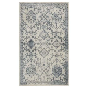 Mohawk Home Arete Floral Indoor Polyester Area Rug, Blue, 2'11" x 5' - Picture 1 of 8