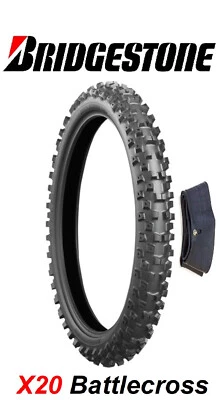 BRIDGESTONE X20 BATTLECROSS 80/100-21 Soft Dirt Tire +Tube KTM HUSQVARNA YAMAHA - Image 1 of 2