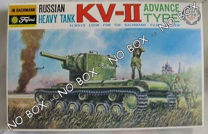 RUSSIAN HEAVY TANK KV-II (KV-2) ADVANCE TYPE 1/76 (simile a 1/72) FUJIMI - NOBOX - Immagine 1 di 1