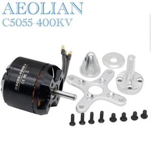 AEOLIAN C5055-400KV 1420W Brushless Motor With screws for RC Model Airplane - Picture 1 of 6