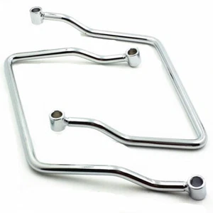 Motorcycle 21cm Saddle bag Support Bar Mount Bracket For Suzuki Boulevard C50 - Foto 1 di 5