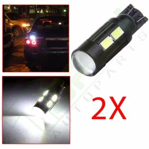 2PCS T10 194 10SMD High Power LED Bulbs Bright White License Projector Light - Picture 1 of 6