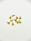 10X Brass Dial Feet Ø0.74 For Watches Parts Wristwatch Repair Spares