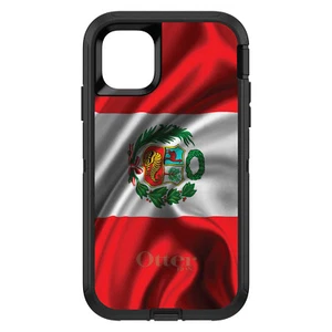 OtterBox Defender for iPhone / Samsung Galaxy - Peru Waving Flag - Picture 1 of 40