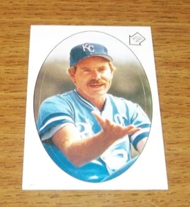 1986 Topps Stickers Baseball Card #257 Dan Quisenberry Kansas City Royals - Picture 1 of 2