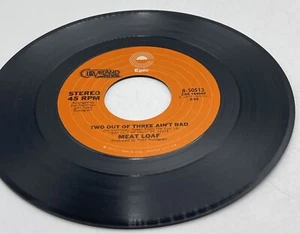 Meat Loaf 45rpm vinyl record -- Two Out Of Three Ain't Bad & For Crying Out Loud - Picture 1 of 4