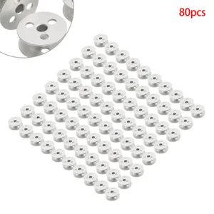 80x Large Aluminum Bobbins For CONSEW 255RB 289RB 389R For BROTHER LT2-B838 - Picture 1 of 8