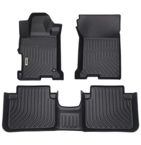 Alfombrillas OREALTREND para Honda Accord 9th 2013-2017 negro TPE para todo tipo de clima - Imagen 1 de 12