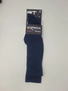 Thorlos Experia Calze Uomo Vestito Sopra Polpaccio Taglia Large Navy Nuove SPEDIZIONE GRATUITA - Foto 1 di 4