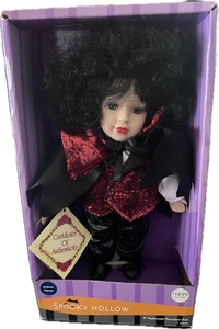 Spooky Hollow 9" Vintage Doll Halloween Decor 2004 NEW Certificate Authenticty - Picture 1 of 3
