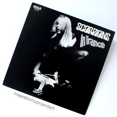 PRISTINE UNCENSORED COVER 1976 OG THE SCORPIONS VINTAGE VINYL IN TRANCE LP NM - Image 1 of 4