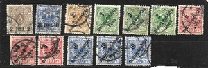 GERMAN EAST AFRICA LOT 1893 to 1896 USED FVF - Picture 1 of 1
