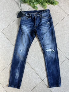 Jeans Dsquared2 Slim Jean Taglia 44 Originali Nuovi con Cartellino - Imagen 1 de 13
