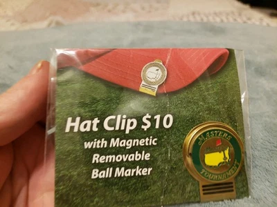 Clip para sombrero de golf Augusta Masters con marcador magnético de bola Foto 1 de 4