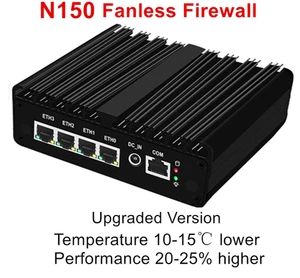 Intel N150 Firewall Router 4 LAN i226-V 2.5G Celeron N5105 N6210 Fanless Mini PC - Picture 1 of 9