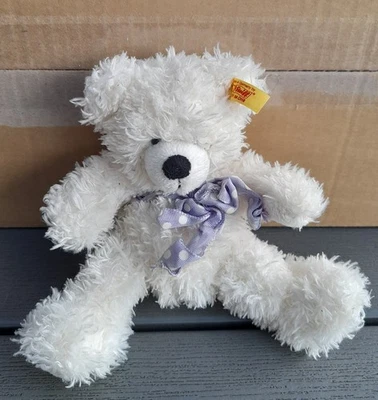 Steiff Teddy 673351 Lotte ca. 19 cm weiß - Knopf im Ohr  - Bild 1 von 4