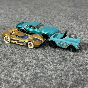 Hot Wheels Car Lot (3) Pedal Car (2014), (2009) Scoopa Di Fuego,(1971) Mustang - Picture 1 of 9