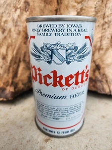 Vintage Pickett's Steel Pull Tab Beer Can of Dubuque Iowa 12 oz - Picture 1 of 6