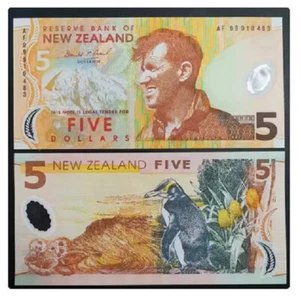 1999 New Zealand 5 Dollars P-185a Banknotes UNC NEW - Picture 1 of 2