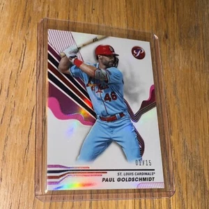 Paul Goldschmidt 2024 Topps Pristine Pink Refractor 1/15 SSP #228 CARDINALS - Picture 1 of 4